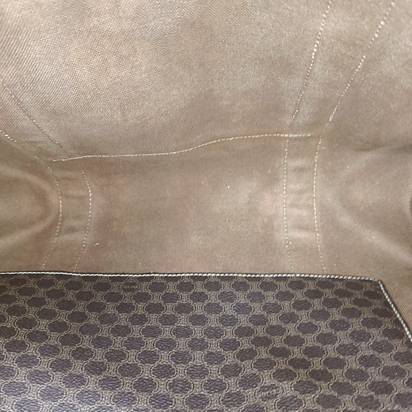 MACADAM SHOPPING BAG Coated Canvas Brown