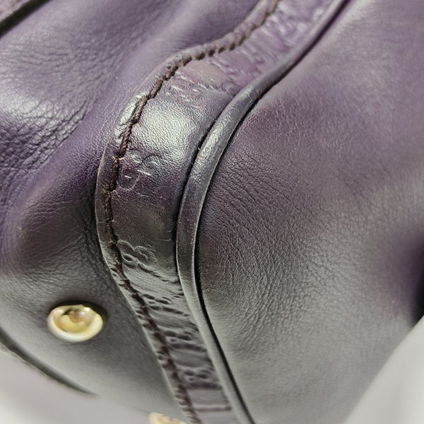 Joy Monogram Calfskin Purple