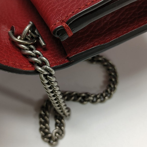Dionysus Super Mini Calfskin Red