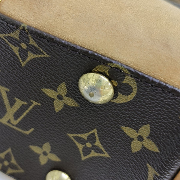 BEVERLY MM Monogram Coated Canvas Brown