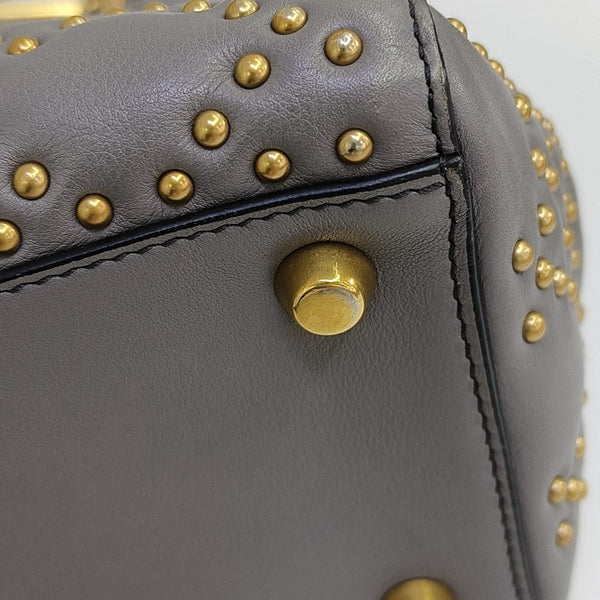 Lady Dior Medium Cannage Lambskin Gray