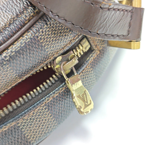 IPANEMA PM Damier Ebene Coated Canvas Brown