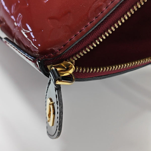 LOCKIT Monogram Patent Leather Red