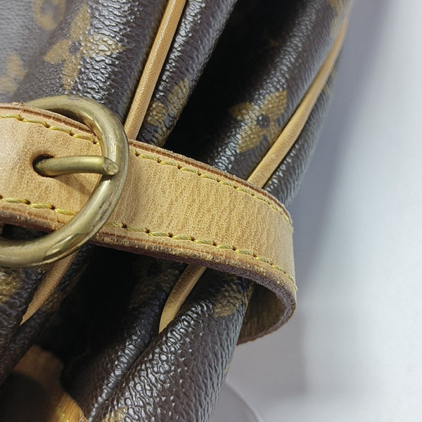 BATIGNOLLES MM Monogram Coated Canvas Brown