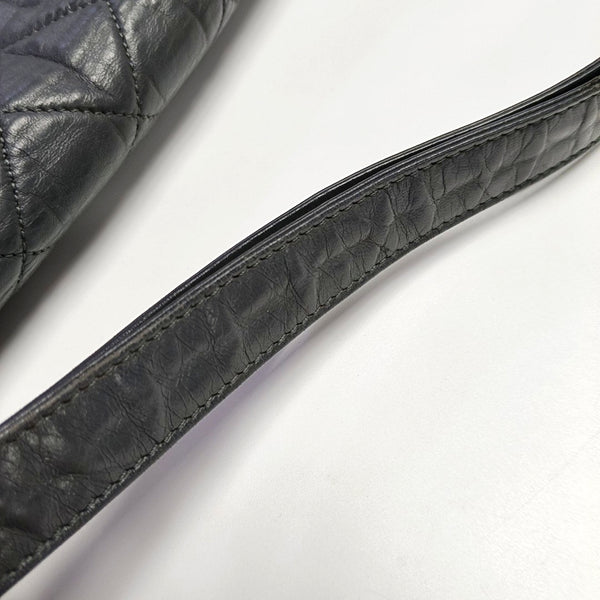 Quilted Lambskin Gray