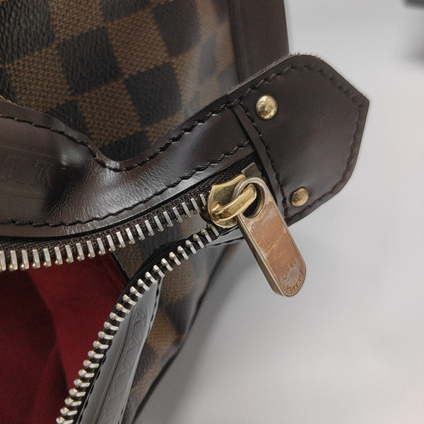 KNIGHTSBRIDGE Damier Ebene Coated Canvas Brown