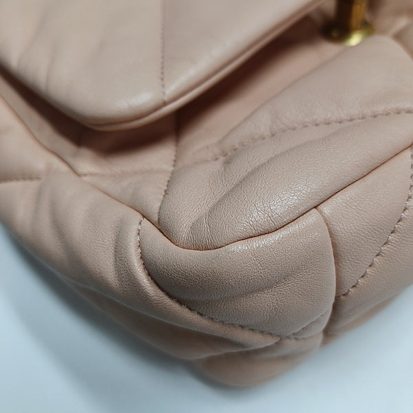 CHANEL 19 Small Quilted Lambskin Pink