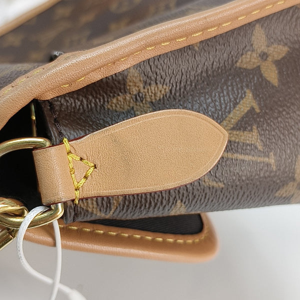 DIANE Monogram Coated Canvas Brown