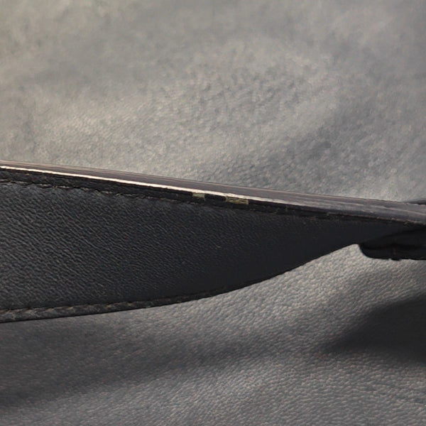 Calfskin Shoulder Bag Blue