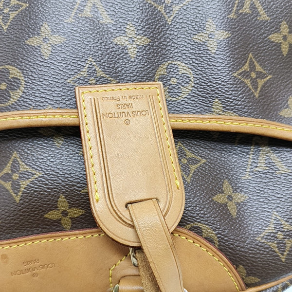DEAUVILLE MM Monogram Coated Canvas Brown