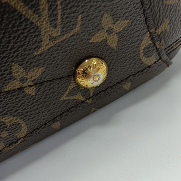 MONTAIGNE BB Monogram Coated Canvas Brown