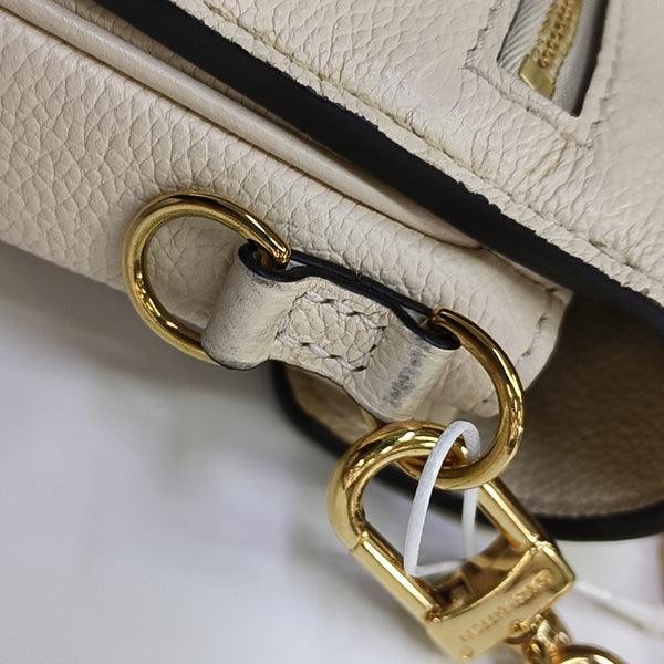 MÉTIS EAST WEST Monogram Calfskin Beige