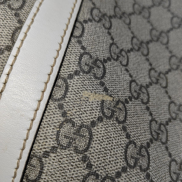 Microguccissima Monogram Coated Canvas Black