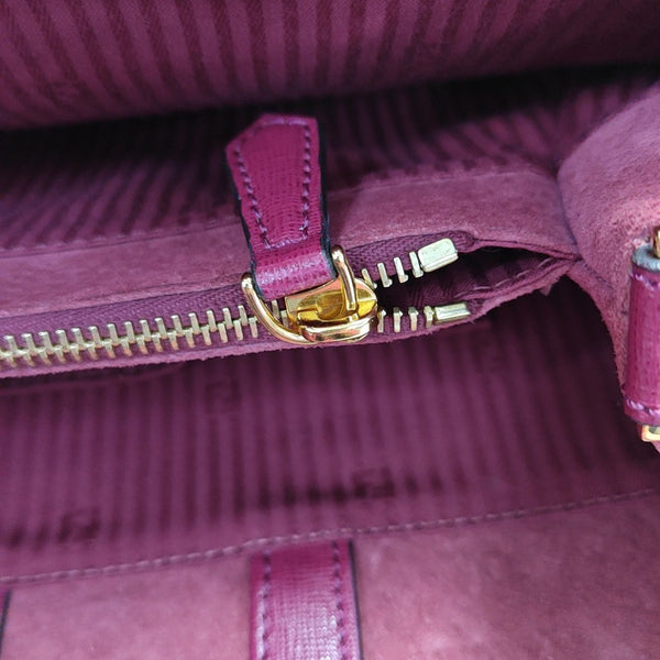 2 Jours Medium Calfskin Purple