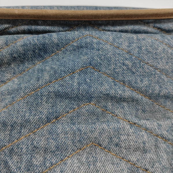 NIKI Medium Chevron Denim Blue