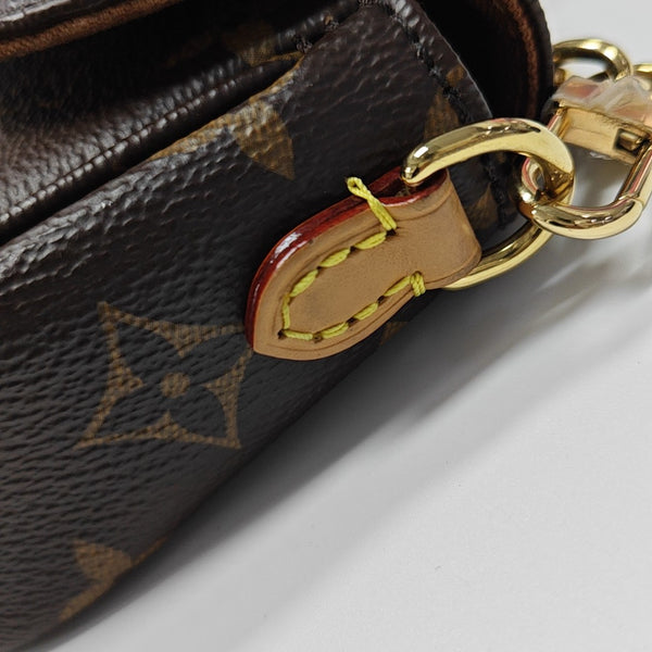IVY Monogram Coated Canvas Brown