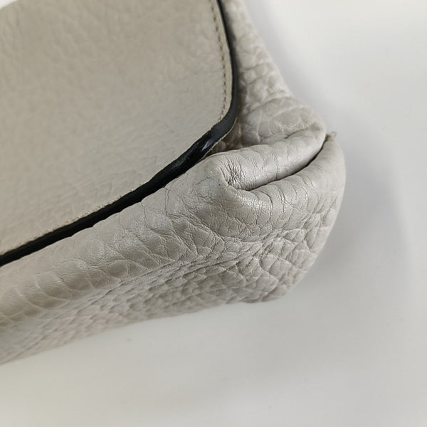 Calfskin Shoulder Bag Gray
