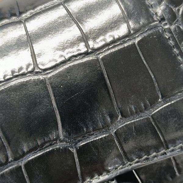 Hourglass Small Calfskin Black