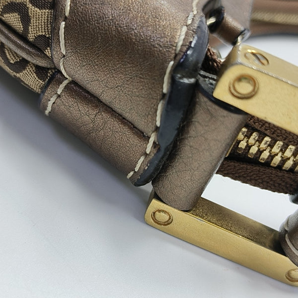 Monogram Canvas Top Handle Bag Beige