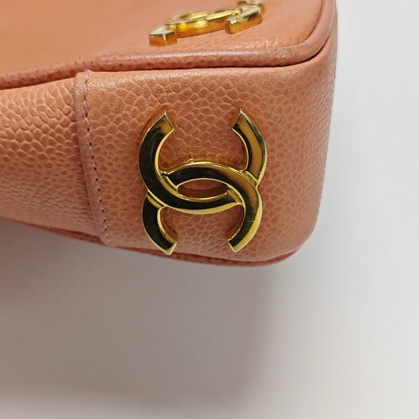 Grained Calfskin Tote Bag Pink
