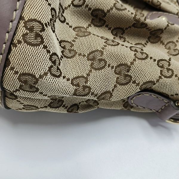 Sukey Monogram Canvas Beige