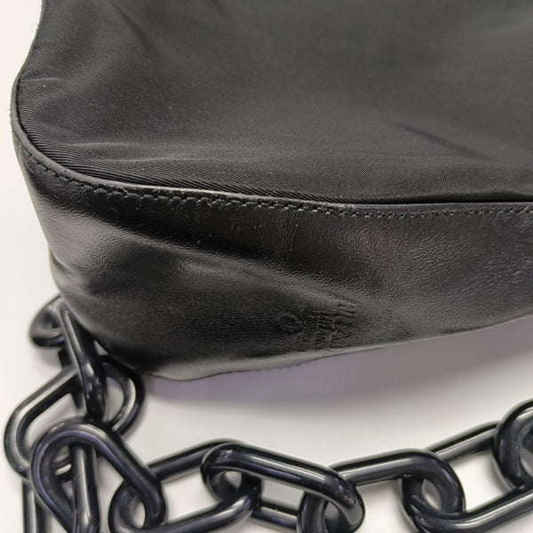 Nylon Shoulder Bag Black