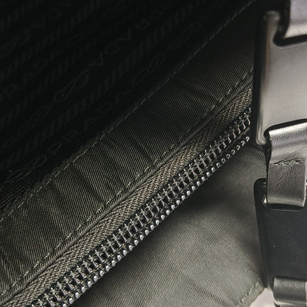 Nylon Shoulder Bag Black