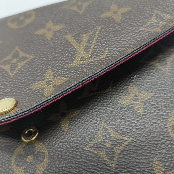 FÉLICIE Monogram Coated Canvas Brown
