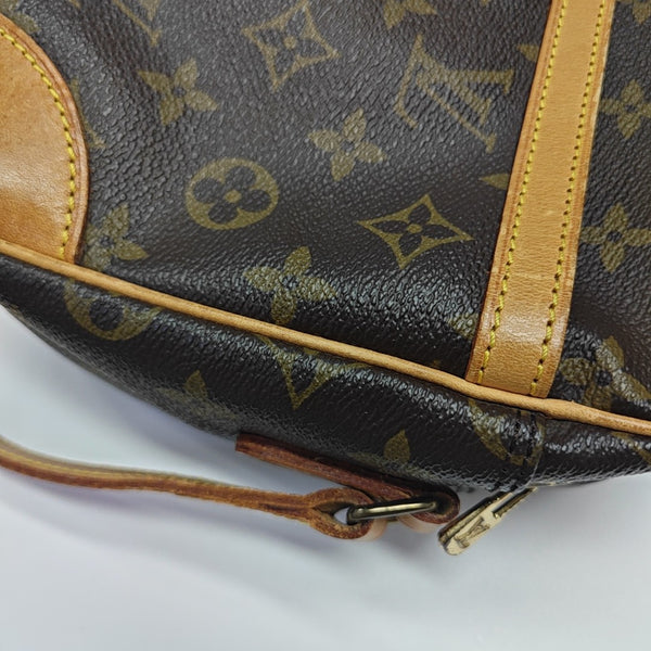 VINTAGE TROCADERO 30 Monogram Coated Canvas Brown