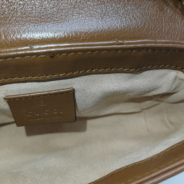 GG Marmont Mini Quilted Calfskin Brown