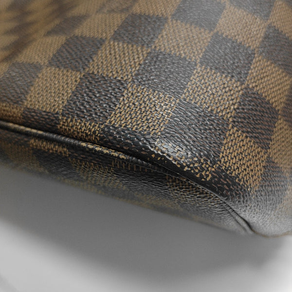 RIVINGTON Damier Ebene Coated Canvas Brown