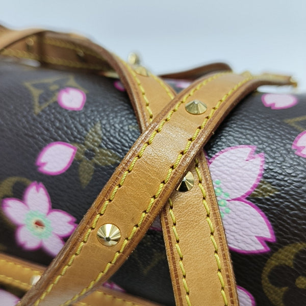 PAPILLON GM Monogram Coated Canvas Brown