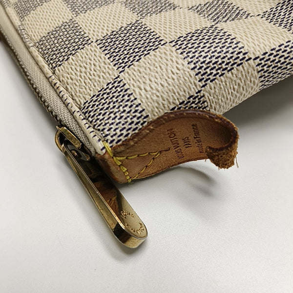 TOTALLY MM Damier Azur Coated Canvas White