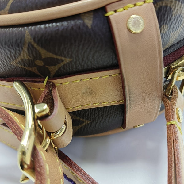 BOITE CHAPEAU PM Monogram Coated Canvas Brown