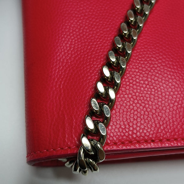 Calfskin Shoulder Bag Red