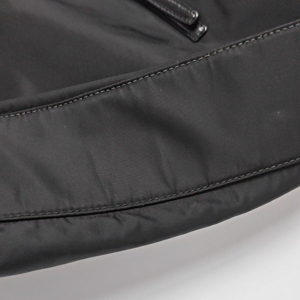 Nylon Shoulder Bag Black