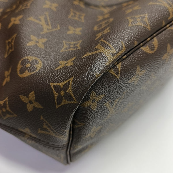 NEVERFULL MM Monogram Coated Canvas Brown
