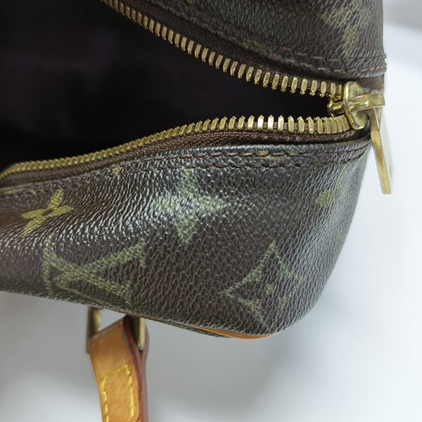 CITE MM Monogram Coated Canvas Brown