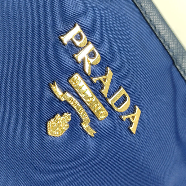 Nylon Tote Bag Blue