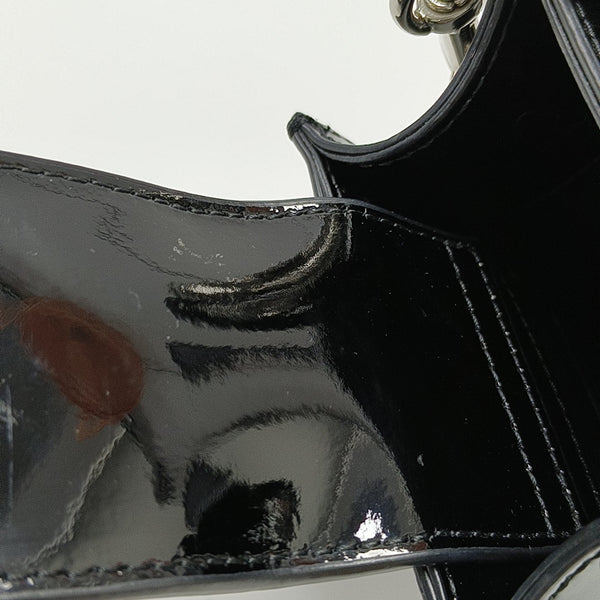 Leather Shoulder Bag Black