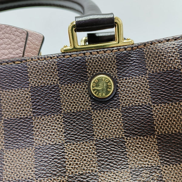 BRITTANY BB Damier Ebene Coated Canvas Brown