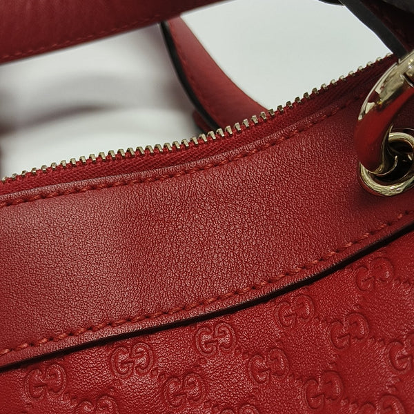 Monogram Calfskin Tote Bag Red