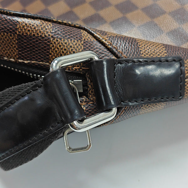 JAKE NM Damier Ebene Coated Canvas Brown
