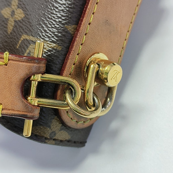 DUFFLE Monogram Coated Canvas Brown