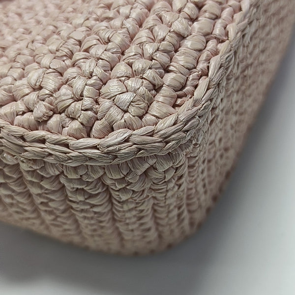 Fabric Shoulder Bag Pink