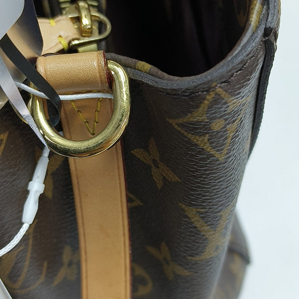 MONTAIGNE BB Monogram Coated Canvas Brown