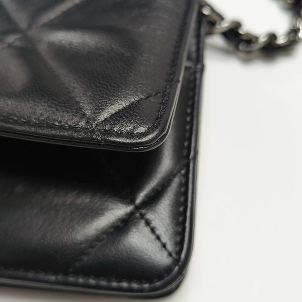 CHANEL 19 WOC Quilted Lambskin Black