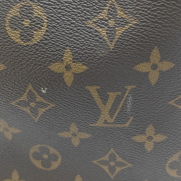 NEVERFULL MM Monogram Coated Canvas Brown