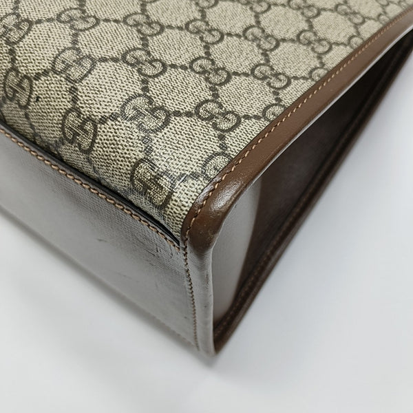 Retro Small Monogram Coated Canvas Brown