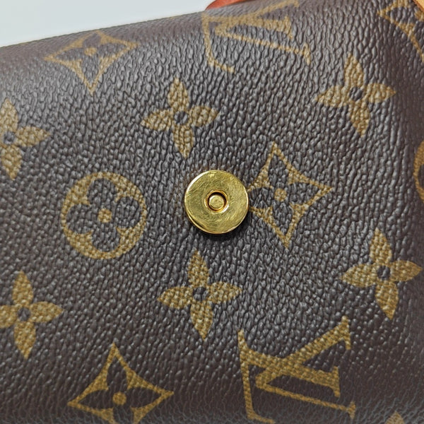 FOLD ME Monogram Coated Canvas Brown